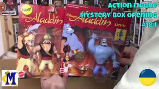 Action Figure Mystery Box Opening 184 Vintage Disneys Aladdin, Swamp Thing & The Shadow Movie