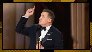 Brendan Fraser Wins Best Actor in a Leading Role for 'The Whale' | 95th Oscars (