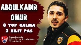 Abdulkadir Ömür Formayı Kaptı Harika Performans Hull City Vs Birmingham