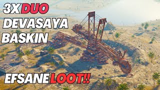 Rust Türkçe 3X - Devasa Kazıcı Baskını Efsane Loot -