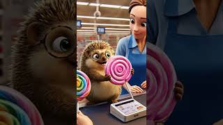 Hedgehogs Little Heroic Act Biggest Lollipop For The Brightest Smile