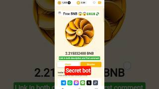 Secret Telegram Bot Mining Bnb? Dont Miss This