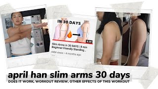 did april han's [slim arms workout] slim my arms in 30 days?!