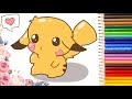 Hướng Dẫn Cách Vẽ PIKACHU Siêu Dễ Thương Cực Đáng Yêu Rất Đơn Giản