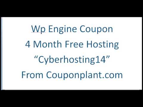 wp engine coupon 4 month free web hosting