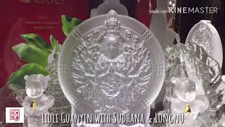 My New Liuli Guanyin With Sudhana & Longnü Statues