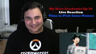 My Hero Academia Season 2 Episode 13 Live Reaction - Time to Pick Some Names