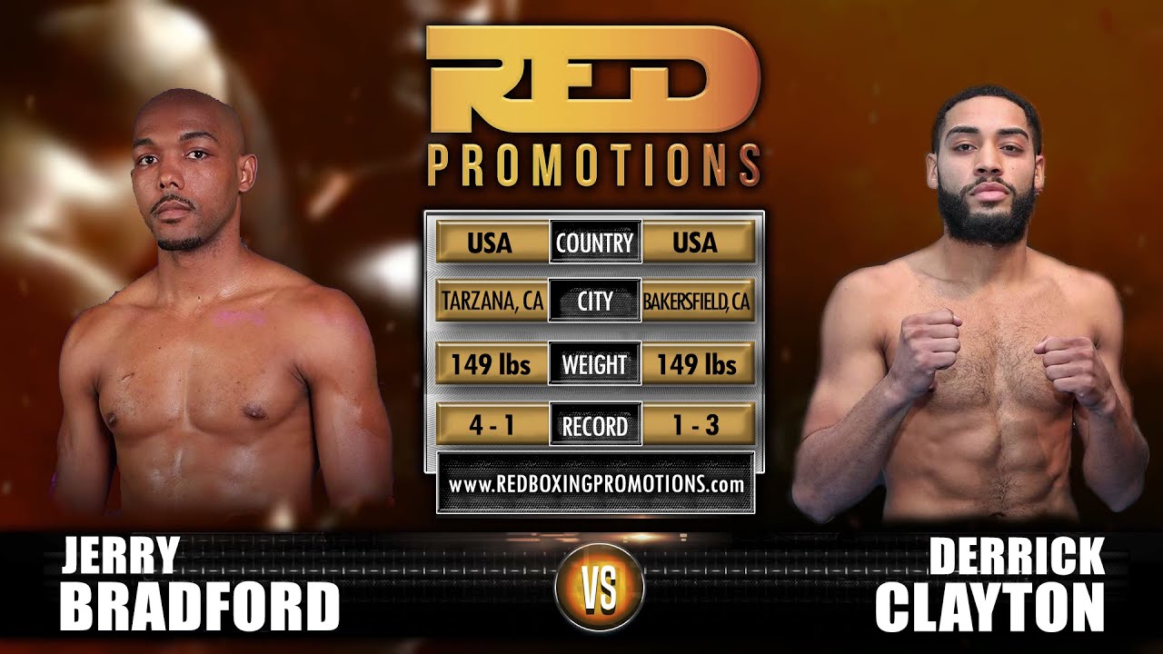 Jerry Bradford vs Derrick Clayton FULL FIGHT #HeroesAmongUs | Red Boxing Promotions