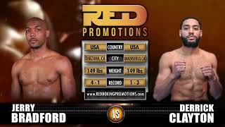 Jerry Bradford vs Derrick Clayton FULL FIGHT #HeroesAmongUs | Red Boxing Promotions