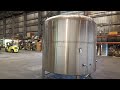 Video Used-Accent 3000 Gallon Stainless Steel Storage Tank - stock#  46078004