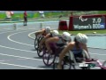 Jessica Lewis In Paralympic Games 800m Heats, Sept 17 2016