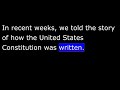Part 21 - Birth of the Constitution - Part 7 - States Ratify - Making of a Nation - VOA English