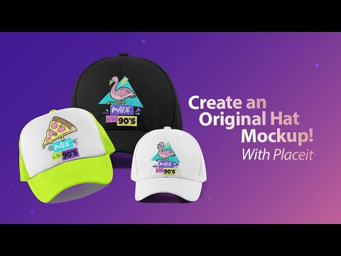 Create an Original Hat Mockup