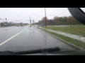Sandy near NOB Norfolk,VA road flooding to the store..glad i have a truck