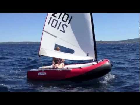 DinghyGo, the inflatable sailboat - YouTube