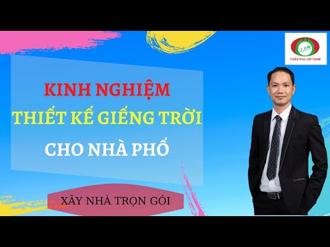 Cách thiết kế ô giếng trời lưu thông khí, đủ ánh sáng cho nhà phố || Xây nhà phố TPW