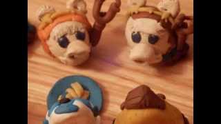Angry Birds Star Wars Episode Iii Clay Models Ewoks-Good Friends