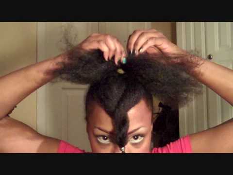 NATURAL HAIR: LADY GAGA POKER FACE HAIR BOW TUTORIAL