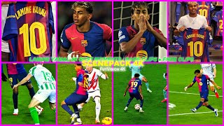 Lamine Yamal 4K Best Moments Rare Clips Free Clips Scenepack 4K With Ae Cc And Topaz