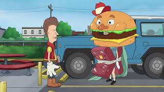 Beavis And Head- Burger World Mascots