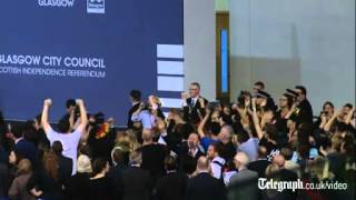 Glasgow Votes Yes To Scottish Independence