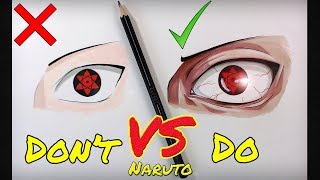 Don't VS Do Compilation | Naruto Edition | How To Draw
