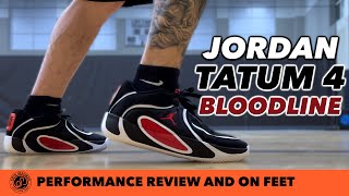 Jordan Tatum 4 Bloodline In Depth Performance Review And On Feet