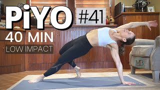 40 Min Piyo Full Body Workout Yoga Flow & More No Equipment