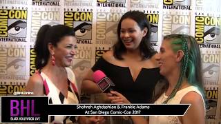 Shohreh Aghadashloo & Frankie Adams The Expanse At San Diego Comic-Con 2017