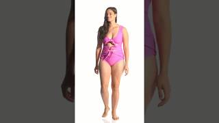 Alpine Erfly Plus Size Magenta Goddess One Piece Swimsuit Swimoutlet