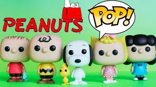 Peanuts Movie Funko Pop Toys Full Set Review