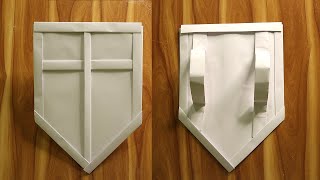 How To Make A Battle-Scarred Paper Shield War-Torn Look Diy