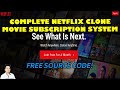 Complete Netflix Clone Movie Subscription System in PHP MySQL | Free Source Code Download