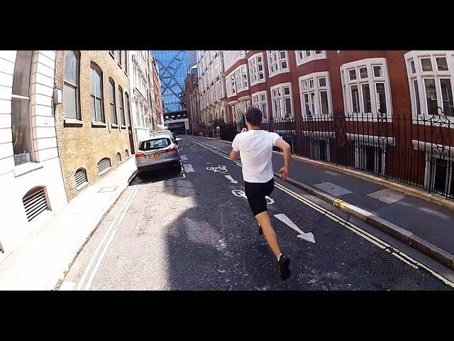 Man Runs From Station To Station! - Video