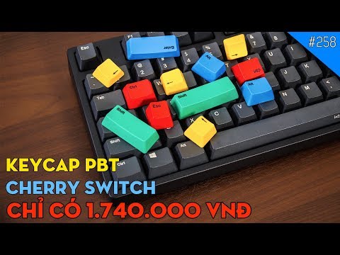 Trên tay bàn phím cơ Cherry Switch, Keycap PBT SIÊU RẺ IKBC CD108: Chưa đầy 2 TRIỆU