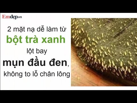 Cách làm mặt nạ từ trà xanh