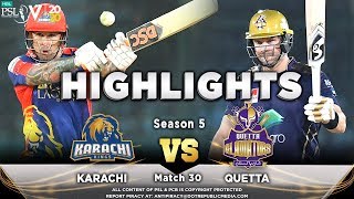 Karachi Kings vs Quetta Gladiators | Match 30 |  PSL 2020
