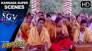 Kannada Action Scenes 50 Bomb Blast In Temple Dr.vishuvardhan Kotigobba
