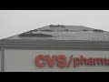 Hurricane Irene Winds - Shingles Fly off Pharmacy Roof - Kill Devil Hills, NC - August 27, 2011
