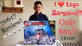 Lego The Ninjago Movie Temple of The Ultimate Ultimate Weapon Review. 70617.