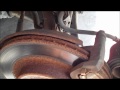 1996 Toyota Rav 4 Front Rotor and Brake Pad Replacement