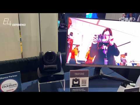 E4 Experience: AVer Presents TR313V2 4K PTZ Streaming Camera with Auto-Tracking Capabilities