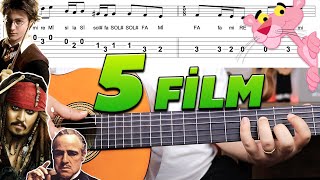 Herkes Çalabi̇li̇r - 5 Kolay Film Müziği Solo Tab Gitar Dersi