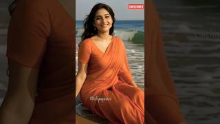 Curvy Pretty Girls Wet Saree Look Desi Beauty Slays The Beach Soft Girl Vibes 2025