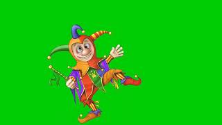 Green Screen Joker Man Video Fx Effect. Chroma Key. Subscribe