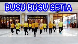 BUSU BUSU SETIA - Line Dance // TIKTOK VIRAL (Marcella Sugianto & Lietha Monita)
