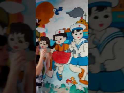 Trang trí góc dân gian trường mầm non