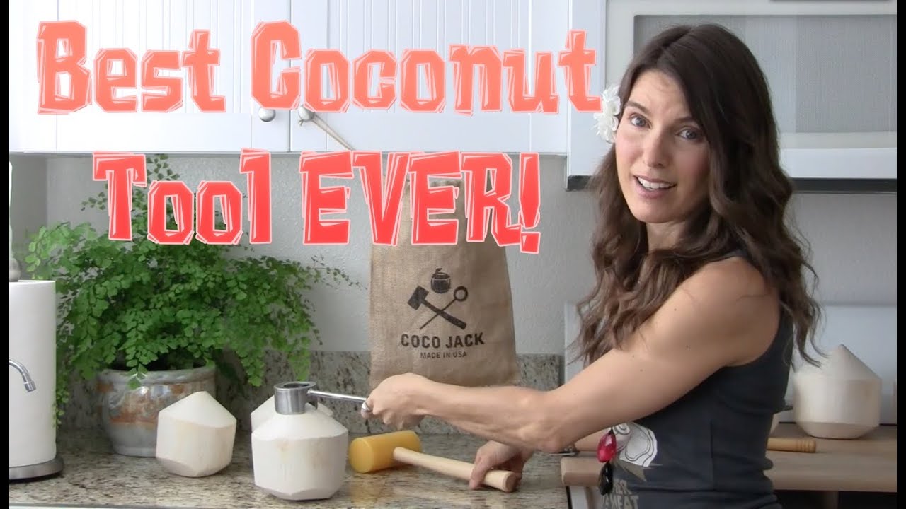 Greatest Coconut Opening Tool EVER!!! Fast, Safe, Easy YouTube
