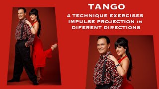 TANGO 4 Technique Exercises💪 Impulse, projection‼️Ejercicios de Tecnica desplazamientos, impulsos 🍀