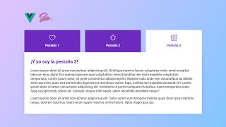 Simple Tabs Con Vue Y Scss - Css - Fast Coding D